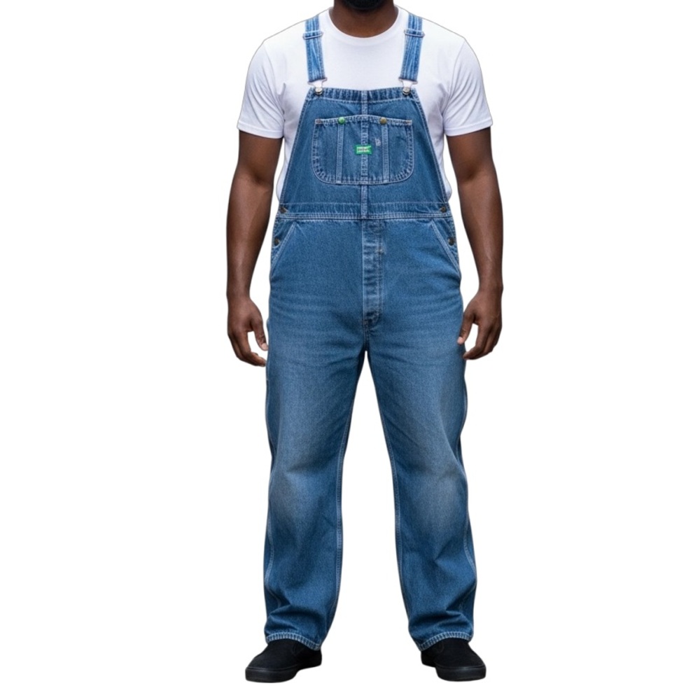 Key Imperial Vintage Workwear Denim Overalls - L/XL